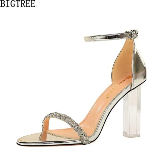 Mary Jane Shoes Sandals Women Summer 2021 Ladies Shoes and Sandals Pumps Women Shoes High Heels Sandals Women Talon Transparents