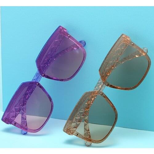 2021 Children Lightweight UV400 Sunglasses Square Shape Sunglasses for Boys and Girls