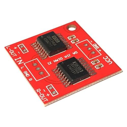 Dual Channel DRV134 Unbalanced To Balance Board Use For Balanced Input Power Amplifier Board