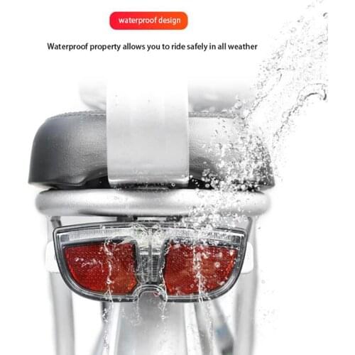 Electric bicycle 6 v tail light night ride a warning light night cycling equipment eight side rear motor accessories