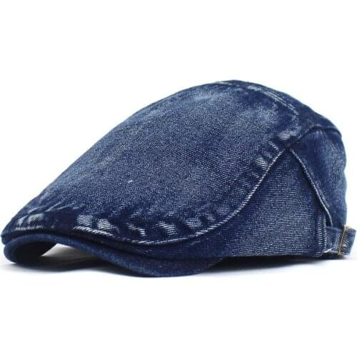 Newsboy Caps Cotton Flat Peaked Cap Men and Women Painter Beret Hats 10