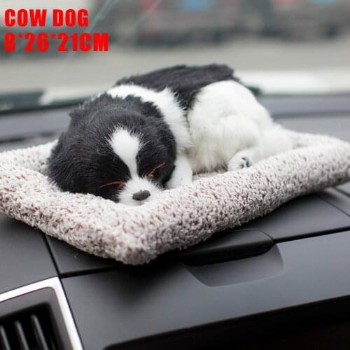 Lovely Simulation Animal Doll Plush Cat Dog Toy Panda Bamboo Charcoal for Kids Toy Car Decorations Car Styling