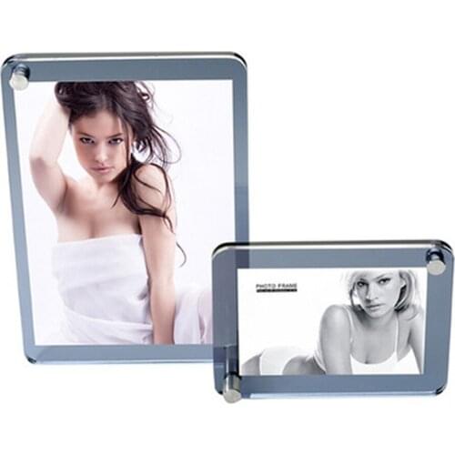 Multi Lucite Photo Framing, Acrylic Picture Prints -Combined Photo Frame Two Frames PF013