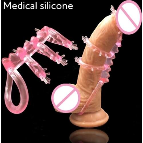 Male Chastity Belt Penis Ring Sex Toys for Men Gays Time Delay Premature Ejaculation Lock Cock Rings Erotic Goods for Adults Sex