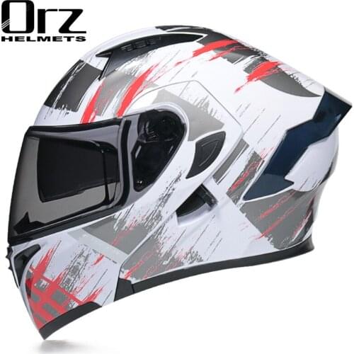 2 gifts Flip Up Motorcycle Helmets High Quality Abs Full Face motorbike Helmets Approved casco moto motocross bike Helmet
