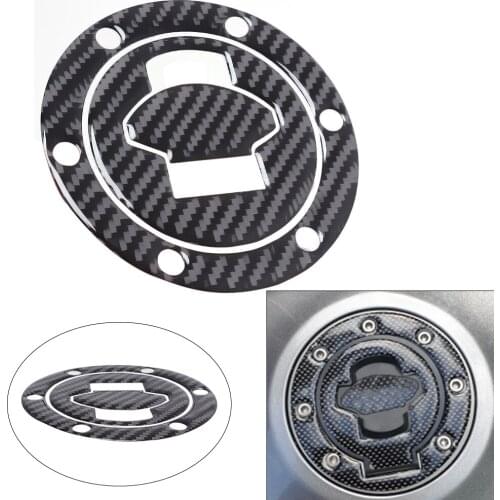 Motorcycle Fuel Tank Cap Decals Carbon Fiber Look Sticker For BMW K1200S K1200R K1200GT 2006-2007 For BMW F650 2001-2003