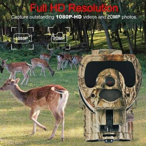 20MP 1080P Wildlife Trail Camera Photo Trap S400 Wildlife Wireless Surveillance Tracking Cams Infrared Hunting Cameras