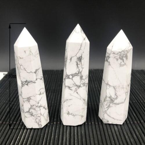 230G Natural Crytsal Healing Stones Quartz White Howlite Witchcraft Crystals Room Decor Christmas Gift