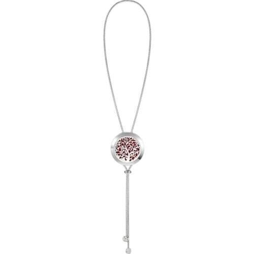 Newest Diffuser Locket Necklace Stainless Steel adjustable Essential Oil Diffuser Locket Pendant