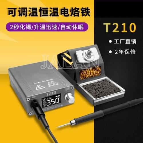 OSS T210 Smart Preheating Soldering Station For Mobile Phone Digital Display Adjustable Repair Welding Tool With C210 Tips