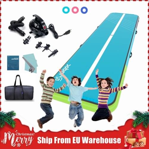 Rimdoc Air Track 6Mx1.2Mx0.2M Airtrack Pro Thickness Outdoor Tumble Track Child Gymnastic mat for Sport Training Gift for Kid