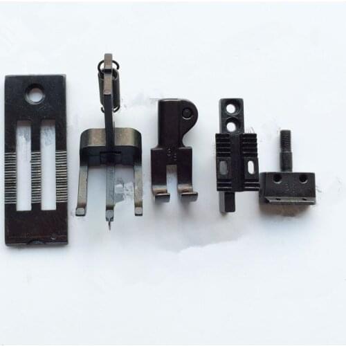 Industrial Sewing Machine 20606/DU Three Synchronous Double Needle Car Press Foot Activity With Knife 3/8 Pin Bit