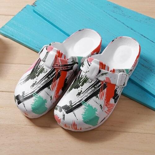 Slippers Surgical Room Slippers Pet Hospital Doctor Nurse Work Slippers Unisex Strap Flat Soft Eva Shoes Nursing Clogs Spa Shoes