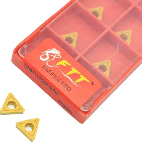 TCMT110208 MTM PC4025 Internal Turning Tools Carbide insert Lathe cutter Tool turning insert For processing steel parts