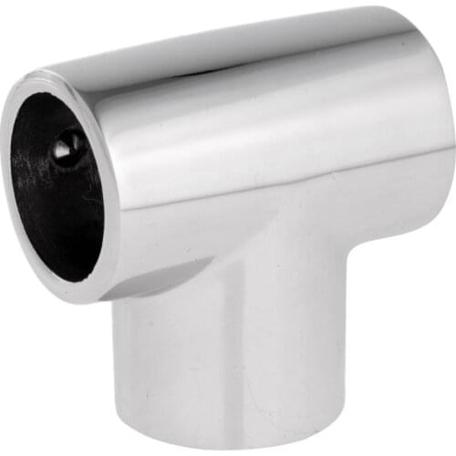 Solid Boat Handrail Hand Rail Fittings 90°316 Marine Stainless Steel Tee Hardware 25mm