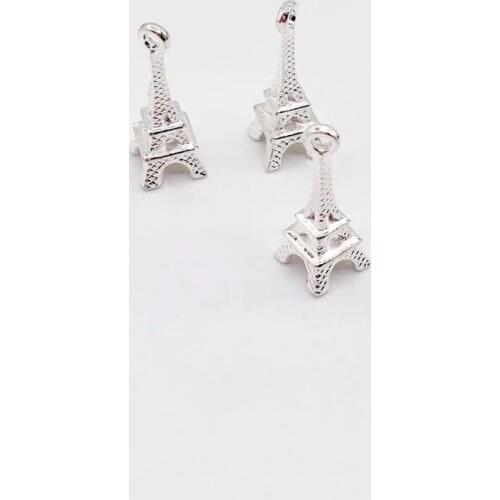 Vintage 35 pcs zinc alloy tower charms fit DIY handmade necklace earring bracelet charms Jewelry Making carft