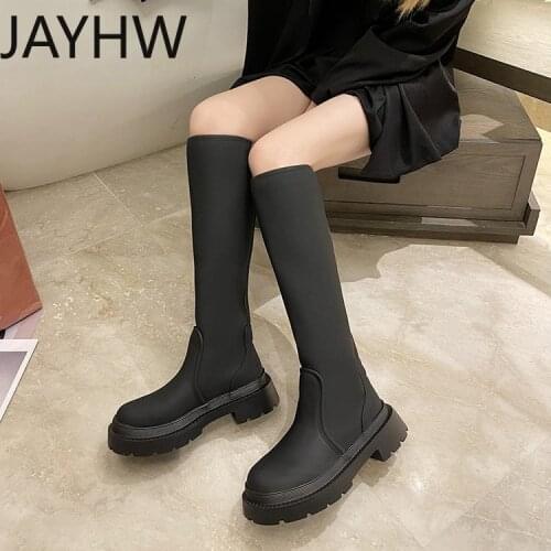 JAYHW Womens Boots, Flat Shoes, Womens Winter Warmth, Knee-high Boots, Fashion Shoes, Womens Shoes Size 35-40, Womens Boots