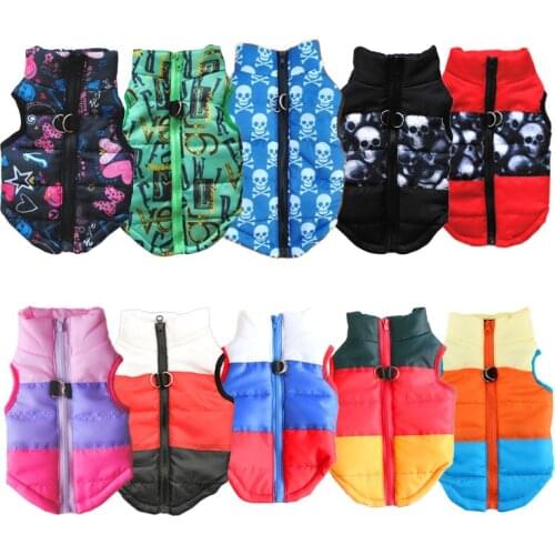 Winter Warm Puppy Vest Harness Jacket Dog Accessories Chihuahua Vest Pet Dog Clothes for Small Dogs Clothing Pug Costume XS-L