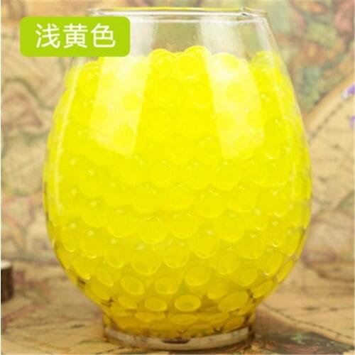 100 pcs/lot Crystal Soil Water Beads Hydrogel Gel Polymer Plant Flow Mud Grow Water Ball Beads Growing Bulbs Children Toy Ball