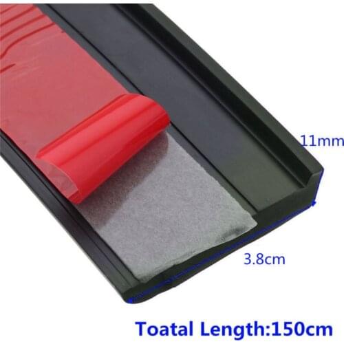 2pcs Car Wheel Protection Universal Rubber Arch Protector Car Fender 1.5M Anti-collision Strips Car Wheel Flares Sticker