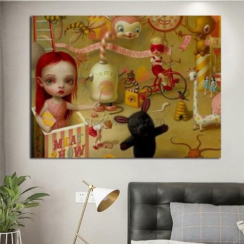 Mark Ryden Surrealism Abstract Canvas Modern Painting Oil Print Poster Wall Art Picture For Living Room Home Decoration