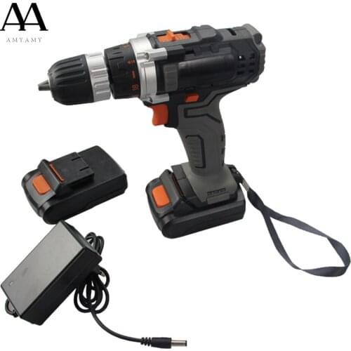 AMYAMY 12V DC Lithium-Ion Battery Cordless Drill Power drill Screwdriver Electric Drill Tools 2 Lithium-Ion Battery 1201