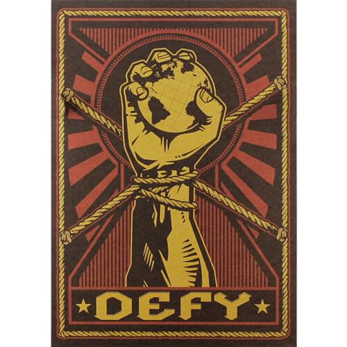 Anti-oppression Protest Discrimination Vintage Poster Retro Kraft Paper Decor Painting Home Protest March Pictorial WallStickers