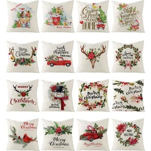 Decorative Cushion Cover Pillow Cover Pillowcase Christmas Decorative Cushions For Sofa Pillowcase Modern Home Decoration