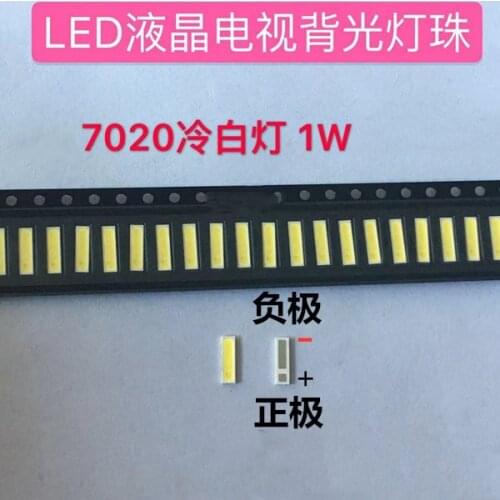 For LED LCD Backlight TV Application LED Backlight 0.5W 3V 7020 Cool white EVERLIGHT 62-119TUMRHC LCD Backlight for TV