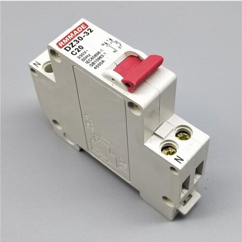 DZ30-32 TPN DPN 1P+N Mini Circuit breaker MCB 10A,16A,20A,25A,32A Mini Circuit Breaker Cutout Miniature Household Air Switch