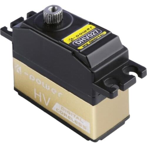 K-power DHV027 28G 3.8KG/ 0.05sec/7.4V High Voltage Speed Metal Gear Coreless Digital Servo for RC Airplane Helicopter
