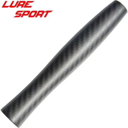 LureSport 2pcs woven carbon 17cm fly rod Grip 3K carbon handle Rod Building component Rod Repair DIY blank