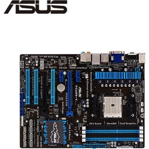 For ASUS F2A85-V Motherboard Socket FM2 DDR3 For AMD A85M A85X Original Desktop Mainboard SATA II Used Mainboard