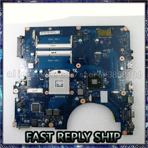 SHELI Laptop Motherboard For Samsung NP-R540 R540 MAIN BOARD BREMEN-C BA92-06381B BA92-06381A HM55 DDR3 Free CPU