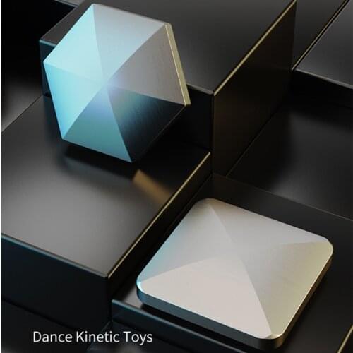 Uaincube 2pcs/Set Matte Fidget Spinners Dance Kinetic Flipo Flip Desk Rotating Pocket Toy Birthday Gift Stress Relief Adult Toys