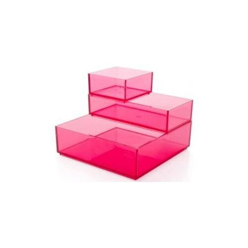 Multi Stackable sundries drawer finishing box transparent easy classification multipurpose storage box