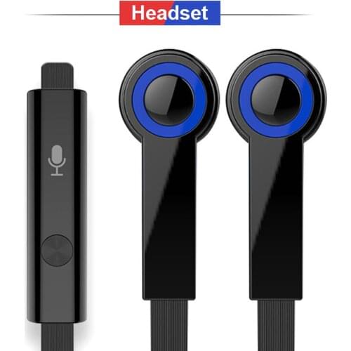 New In-ear Headset Universal Multi-purpose Mobile Phone Earphones with Microphone Wired Handsfree Headphone