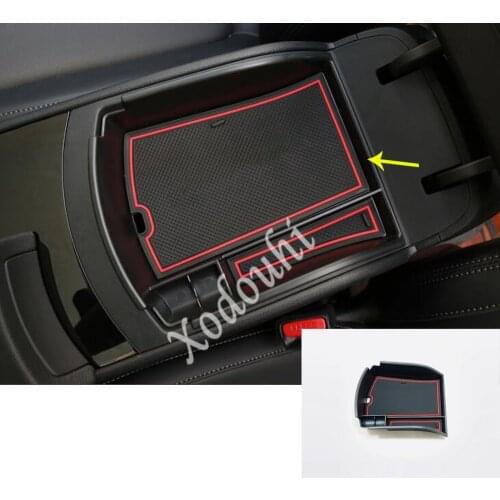 Car Sticker Inner Plastic Storage Trim Container Center Console Cup Holder Gear Box Frame For Hyundai Santa Fe SantaFe 2019 2020