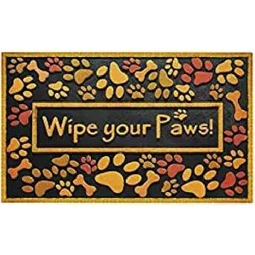 Wipe Paws Doormat Non-Slip Machine Washable Outdoor Indoor Entrance Rug Mat