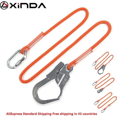 XINDA Professional High Altitude Protective Safety Belt Nylon Sling Belt With Hook High Strength Wearable Anti Fall Off