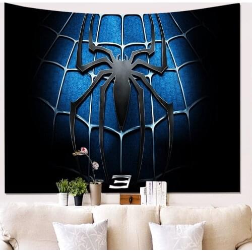 SpiderTapestry Hippie Bohemian Animal Tapestry Wall Hanging Vivid 3D Print African Wall Tapestry For Living Room Bedroom Decor