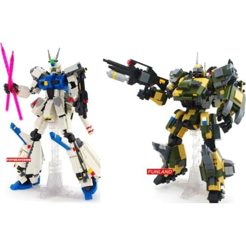 Super robot war mecha gundam 0080 Alex building block Battle Mech Zaku RX-78 NT-1 model brick toys for boy gift collection
