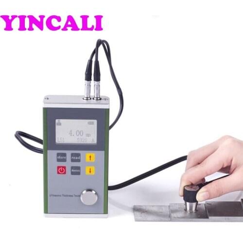 Ultrasonic Thickness Gauge leeb331 Measuring range Design 0.7~300mm Velocity range(m/s) 1000~9999 Metal Plastic Glass Tester