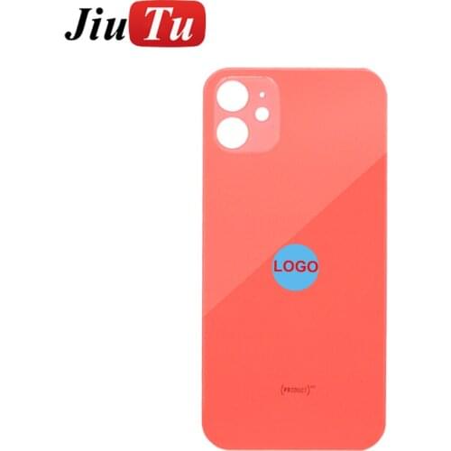 Auto Jiutu Big Hole Back Glass Replacement For iPhone 8 X XS 11 12Mini 12Promax Battery Cover