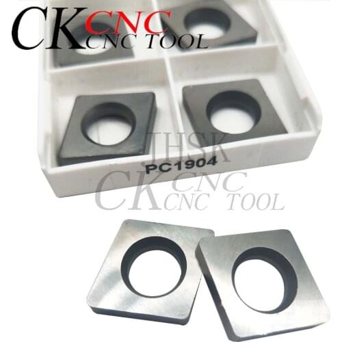 10pcs Carbide Shim Seat PC1904 gasket Carbide CNC insert Shim Seat Knife Pad for Turning tools Accessories CNC knife pad
