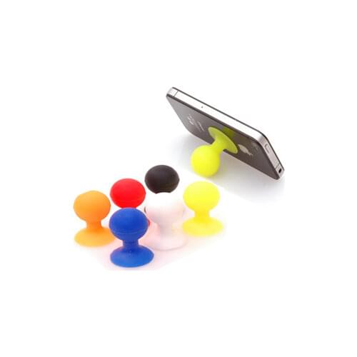 3pcs DIY rubber octopus sucker ball holder Stand For iPhone table pc cup holder sucker stand for mobile phones