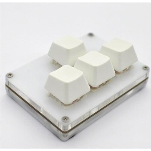 4-key Keyboard for Android/Raspberry Pi Arrow Keys Up, Down, Left, Right WASD DIY Custom Shortcuts USB Mechanical Keypad