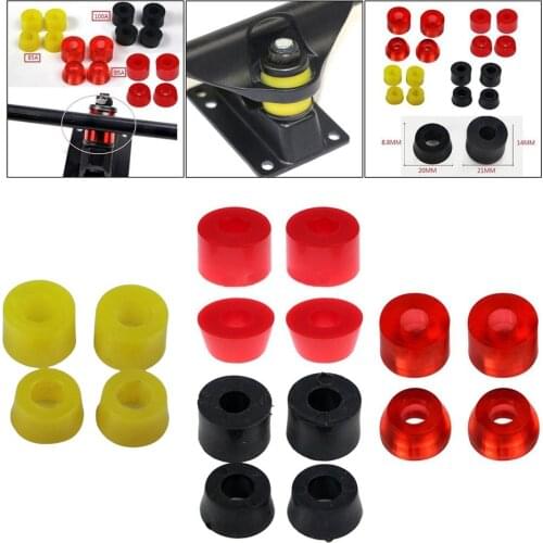 4Pcs Replacement Skateboard Pivot Cups Universal Shock Absorber Pivot Tube Skateboard Longboard Accessories 85A 95A 100A