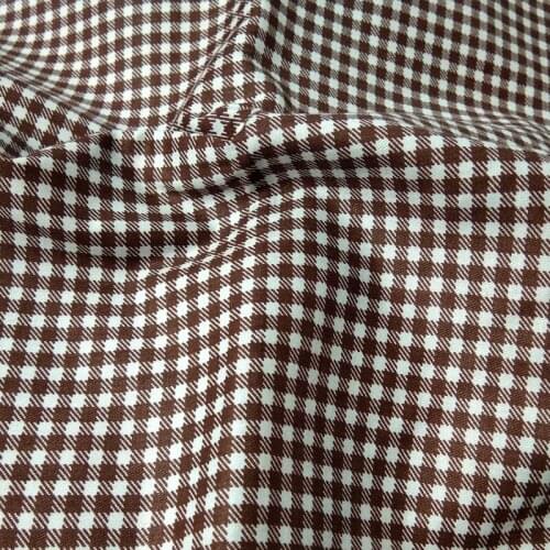 50*160cm Brand New Design Brown Check 100% cotton twill cotton Fabric for KIDS fabric quilting home decor