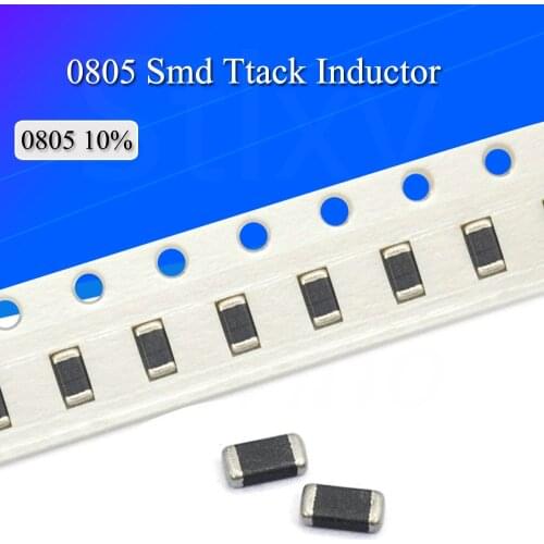50PCS 0805 smd stack inductor 47nh 100nh 1uh 2.2uh 4.7uh 10uh 22uh 100uh 10% Stlxy